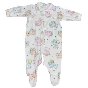 Vintage Carter’s baby infant footed sleeper bears gender neutral (3-6 months)